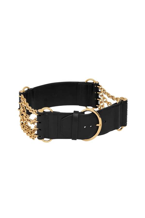 Chlo Camera Chain Belt - Black/Gold Chlo Camera Chain Belt - Black/Gold
