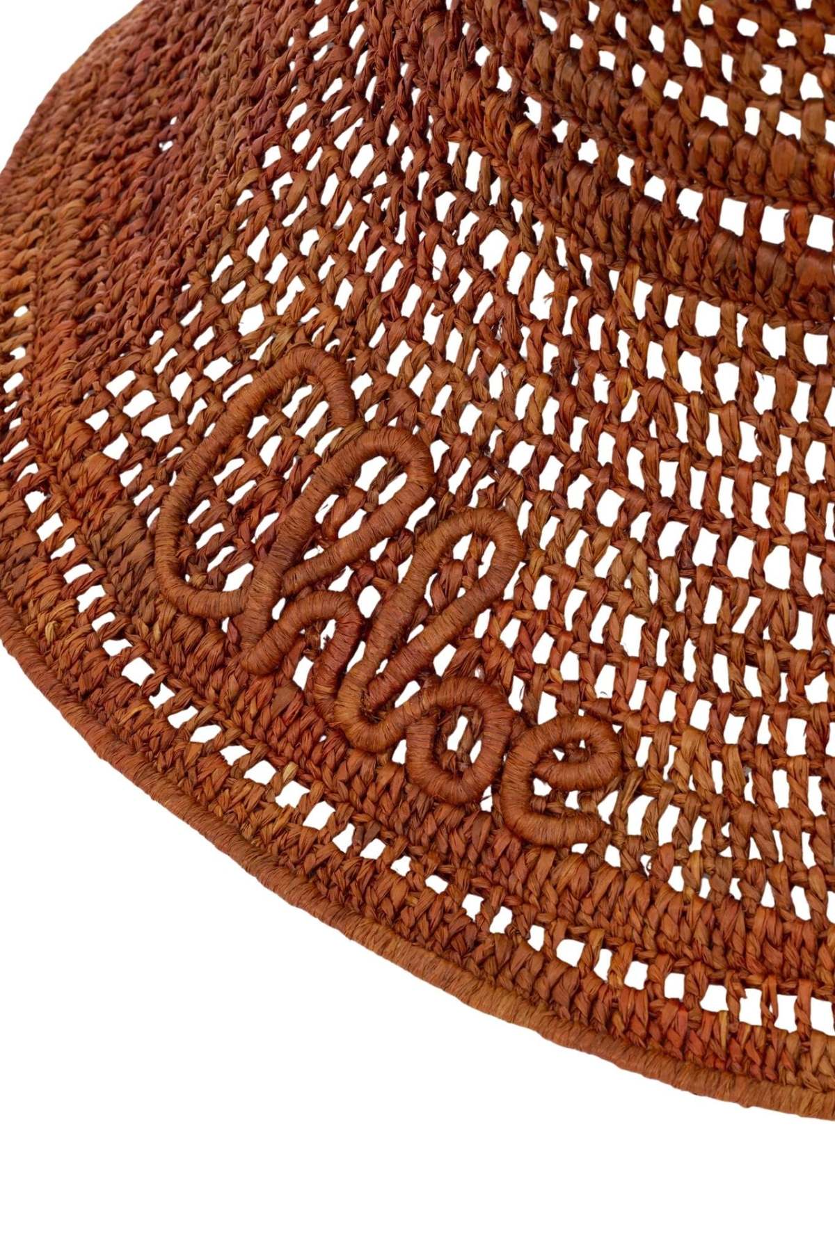 Chloé Capeline Raffia Hat - Clay Brown - Image 3 of 5