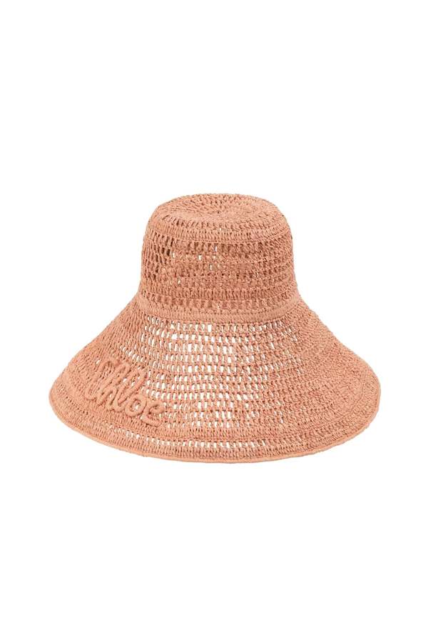 Chlo Capeline Raffia Hat - Summery Beige