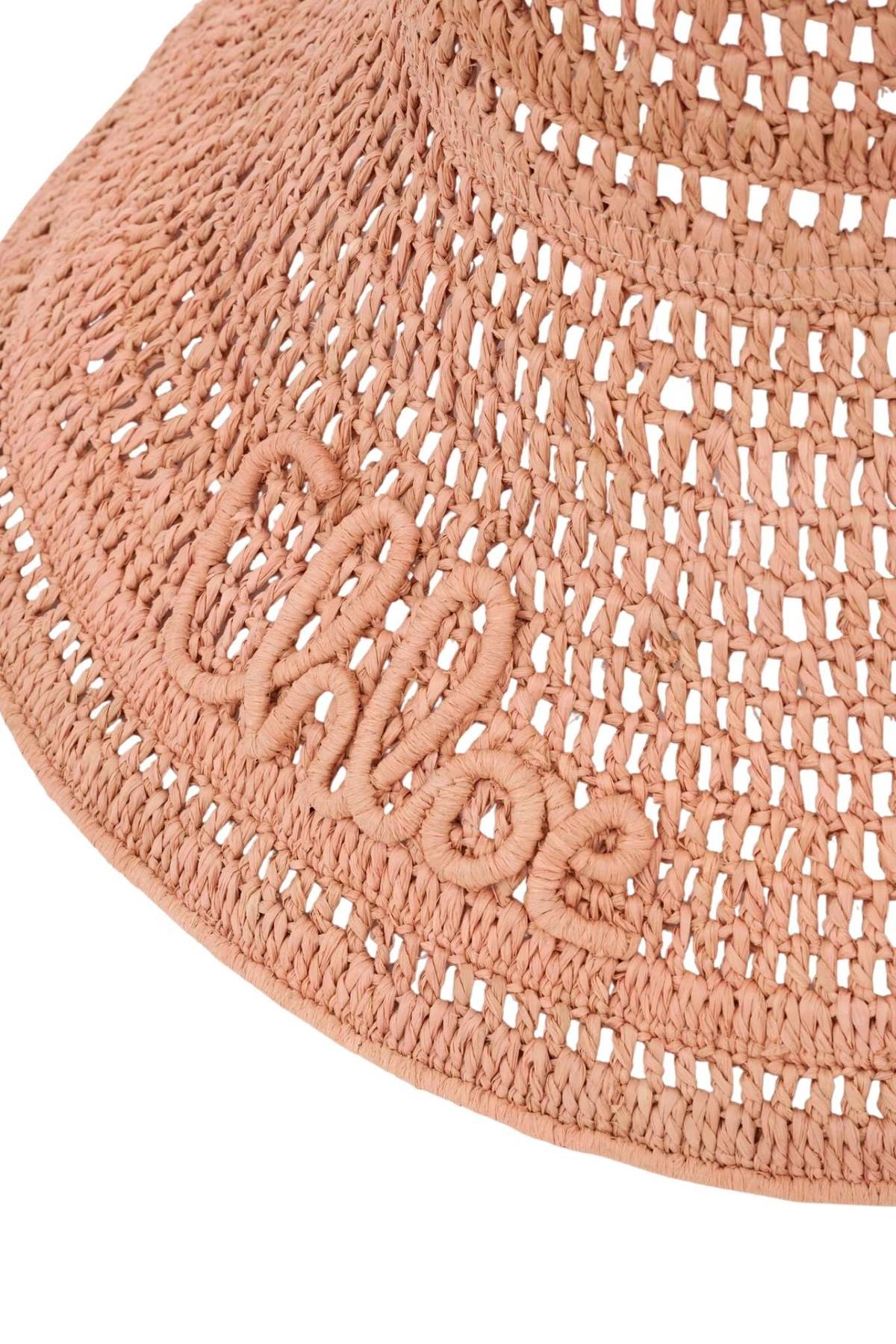 Chloé Capeline Raffia Hat - Summery Beige - Image 3 of 5