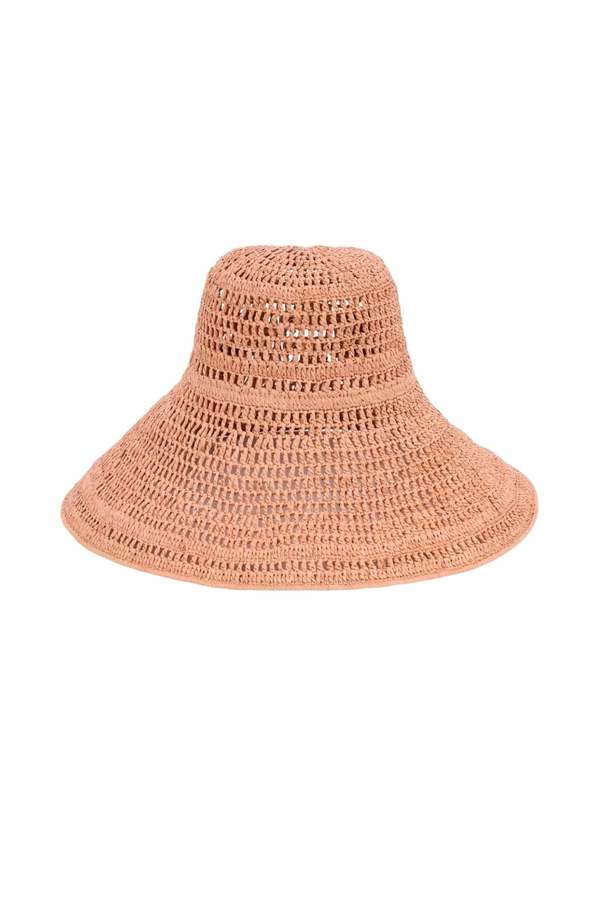 Chlo Capeline Raffia Hat - Summery Beige