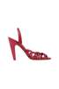 Chloé Estra Heeled Slingback Sandals - Raspberry Sorbet - Thumbnail 6