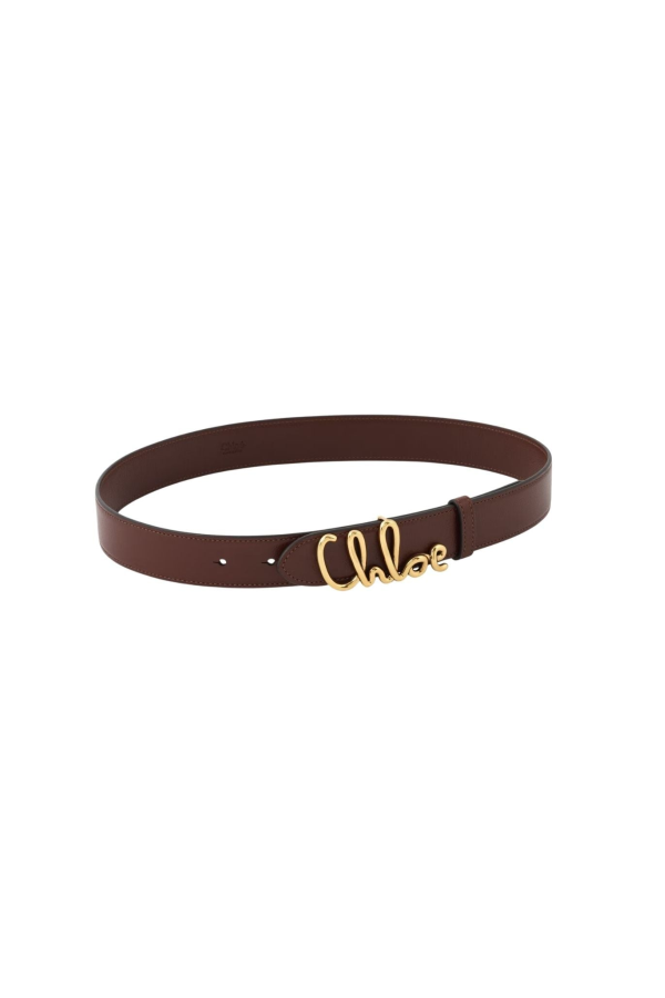 Chloé Iconic Belt - Crafty Brown