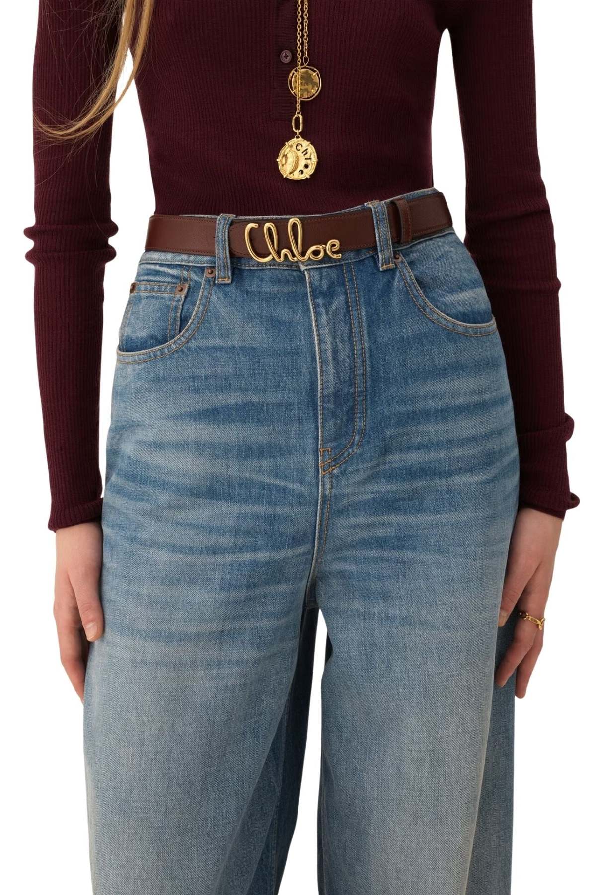 Chloé Iconic Belt - Crafty Brown - Image 2 of 4