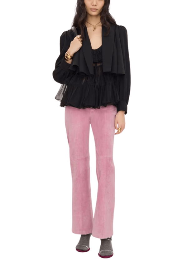 Chloé Jacket in Viscose Faille - Black