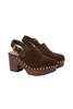 Chloé Jeannette Clogs - Chocolate Brown - Thumbnail 2