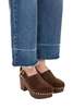 Chloé Jeannette Clogs - Chocolate Brown - Thumbnail 3