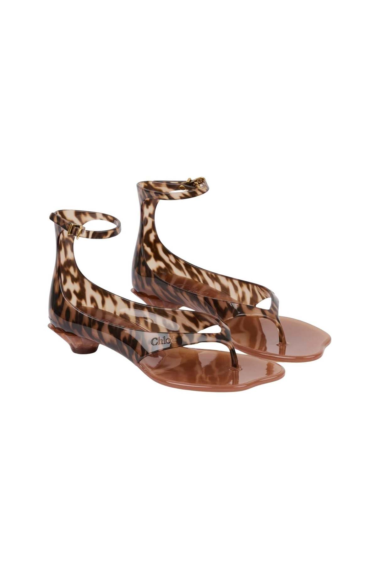 Chloé Chlo Jelly Sandal - Black Brown - Image 2 of 6