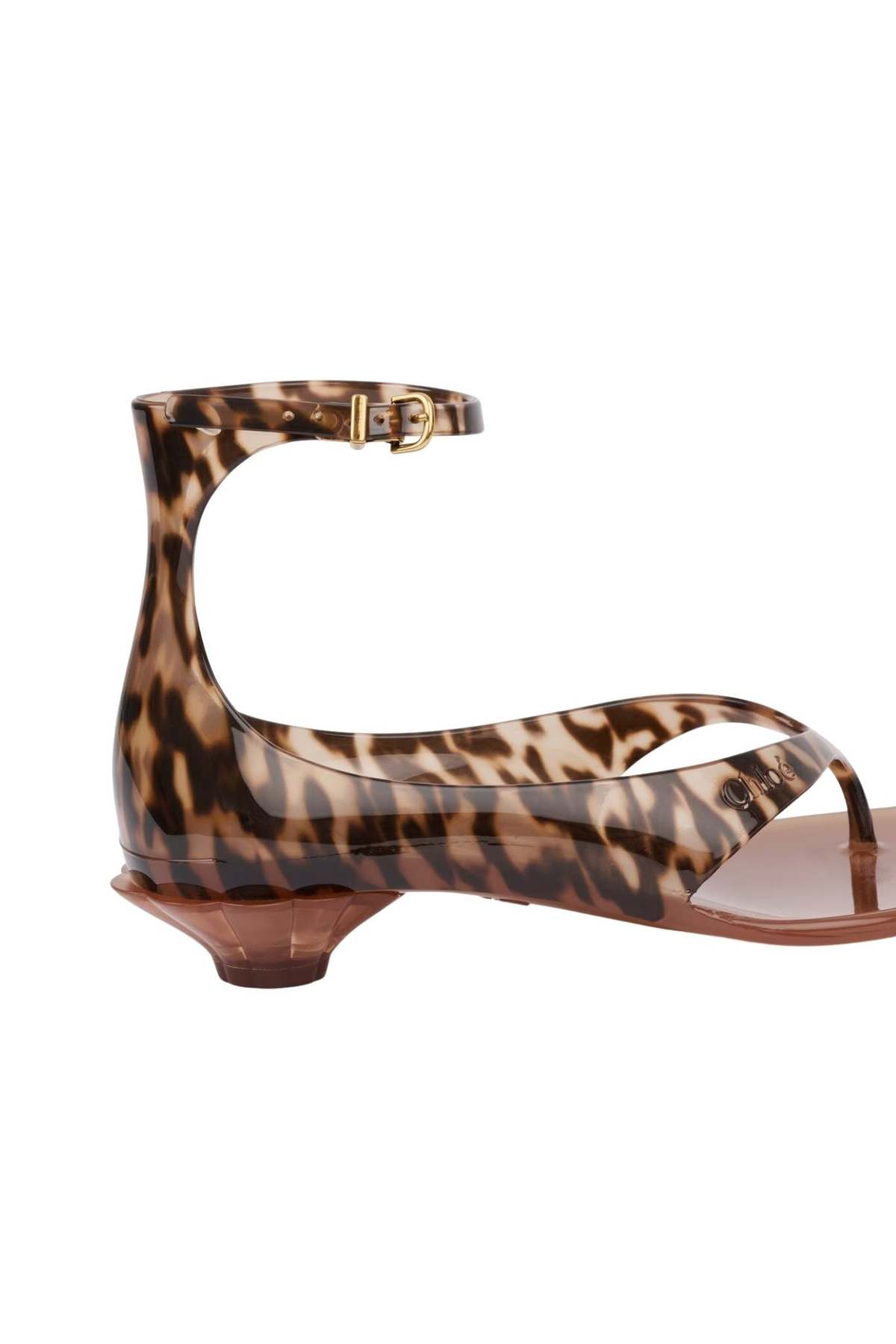 Chloé Chlo Jelly Sandal - Black Brown - Image 5 of 6