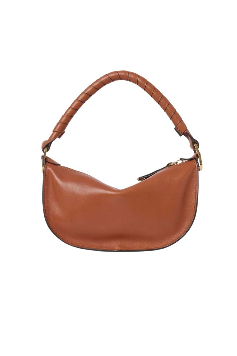 Chlo Mini Marcie Shoulder Bag - Clay Brown