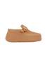 Chloé Nama Wedge Mules - Pottery Brown - Thumbnail 1