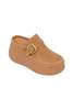 Chloé Nama Wedge Mules - Pottery Brown - Thumbnail 5