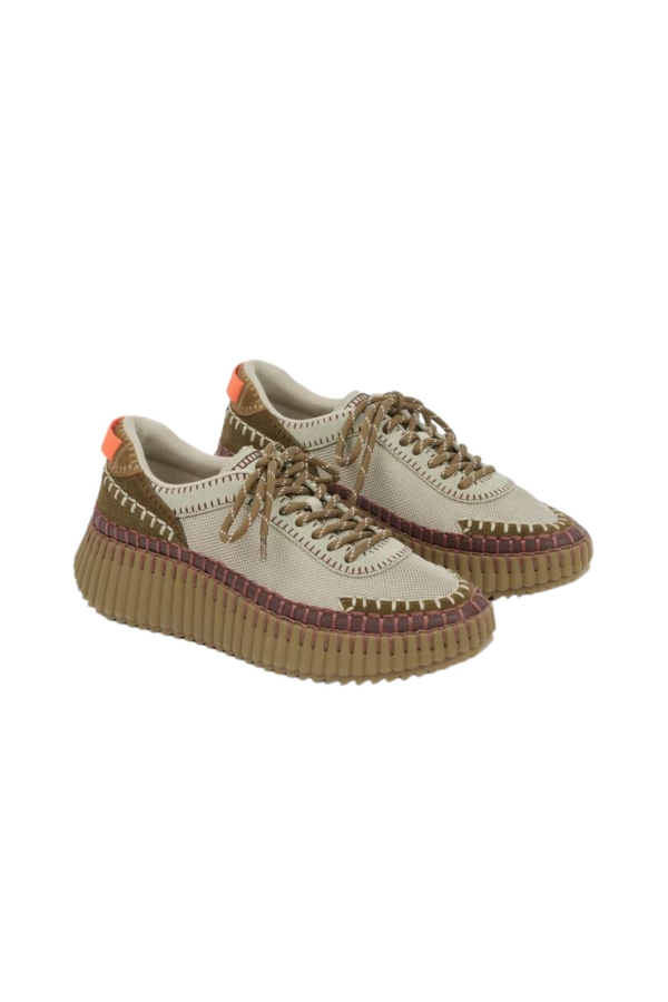 Chloé Nama Sneakers - Army Green