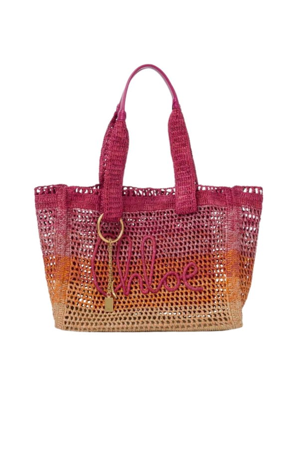 Chloé Summer Banana Tote - Multicolor Orange