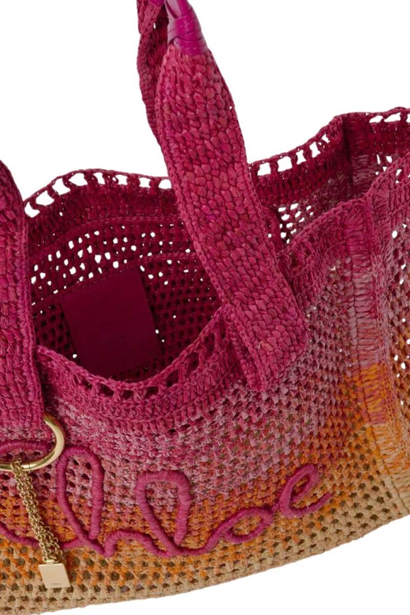 Chlo Summer Banana Tote - Multicolor Orange
