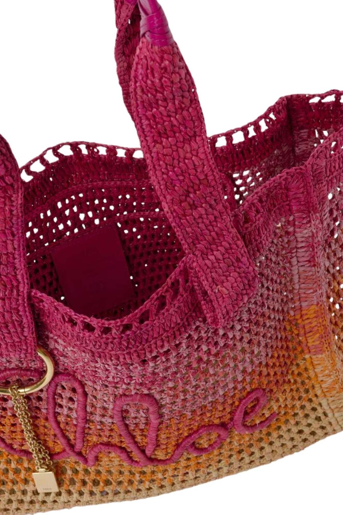 Chloé Summer Banana Tote - Multicolor Orange - Image 5 of 7