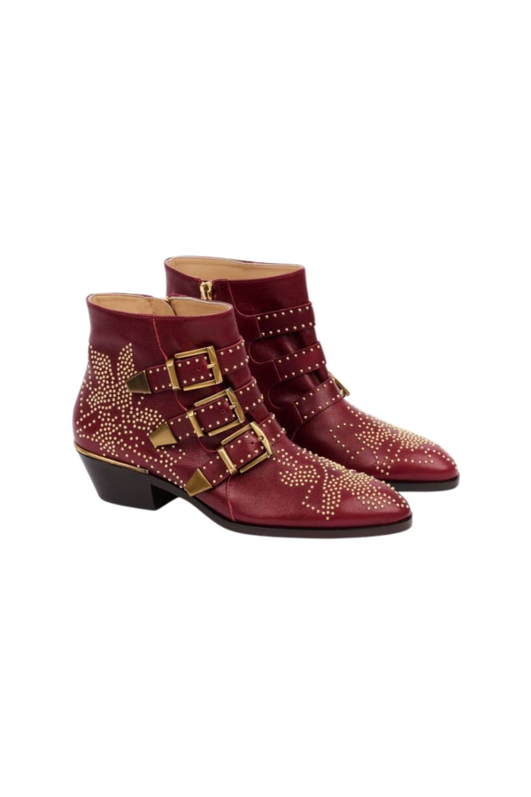 Chloé Susanna Boots - Grenat