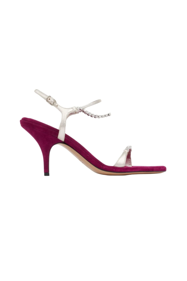 Chloé Zia Heeled Sandals - Wild Purple