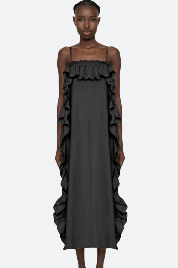 Sea NY Lisette Ruffle Maxi Sundress