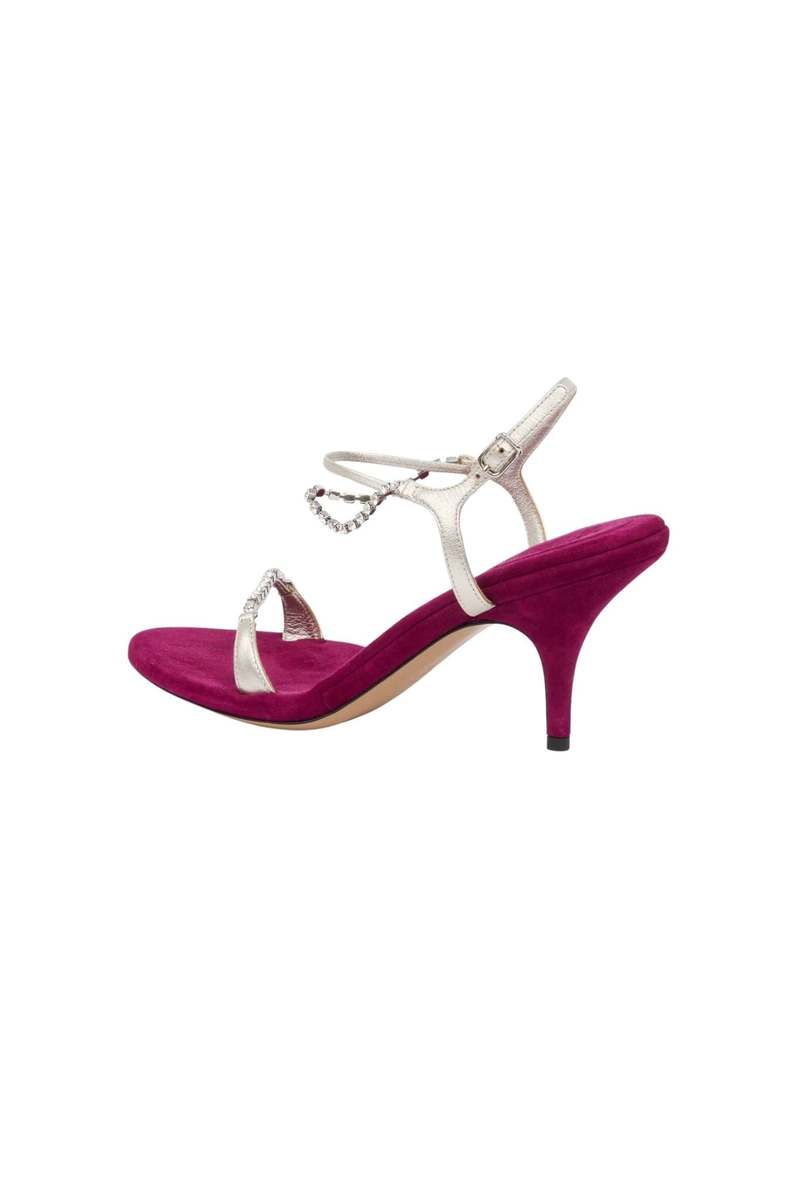 Chlo Zia Heeled Sandals - Wild Purple