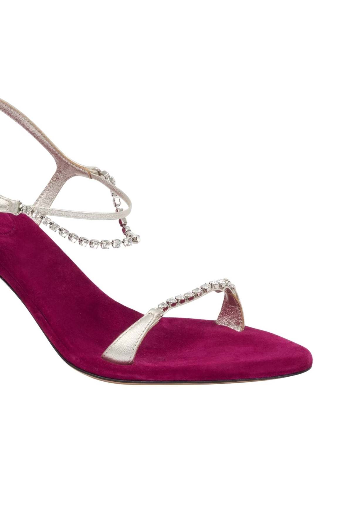 Chloé Zia Heeled Sandals - Wild Purple - Image 5 of 5
