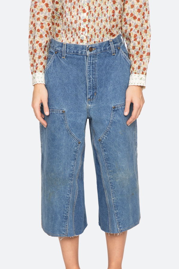 Sea NY Milene Denim Carpenter Culotte