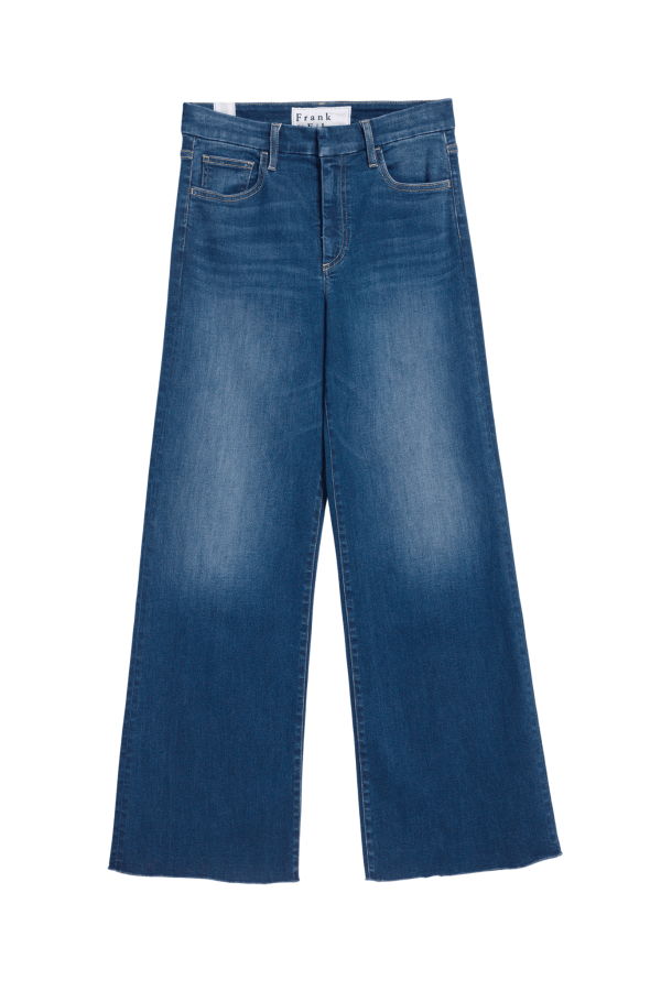 Frank & Eileen Galway Wide Leg Jean - Mid Wash Blue