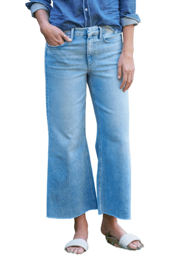Frank & Eileen Galway Wide Leg Jean - Denim Mineral Wash