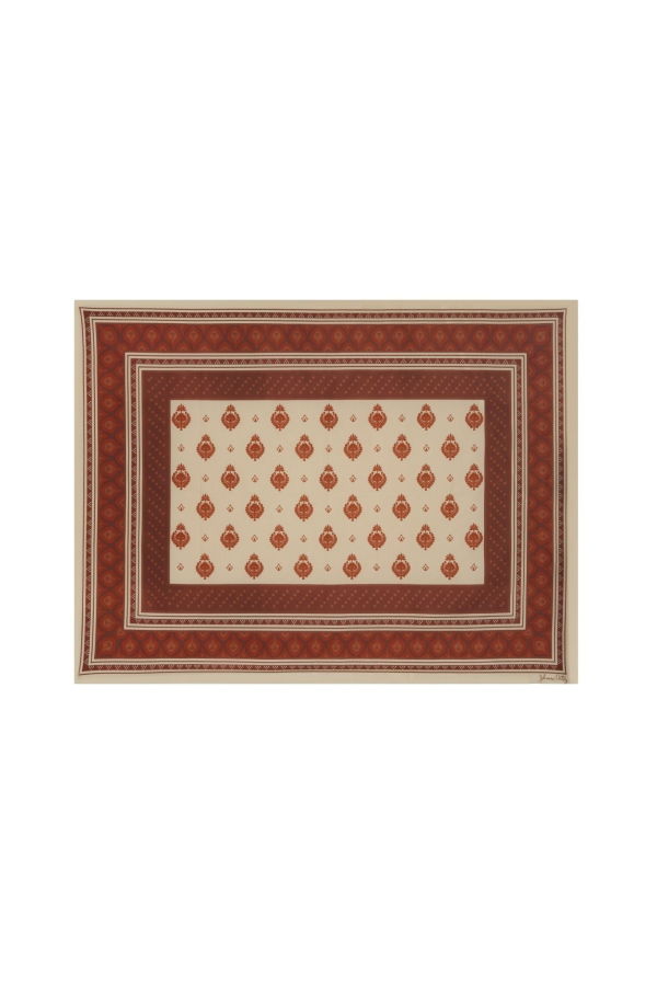 JOHANNA ORTIZ Dance of Pareo Wrap - Red/Ecru/Dark Cherry