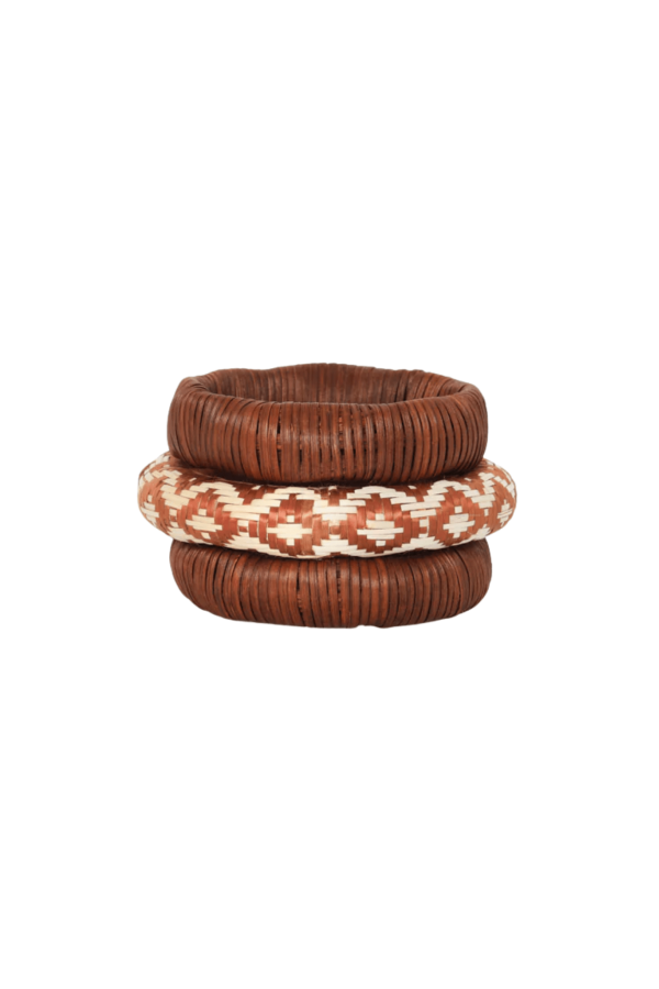 JOHANNA ORTIZ Nomad Queen Bangles - Dark Rust