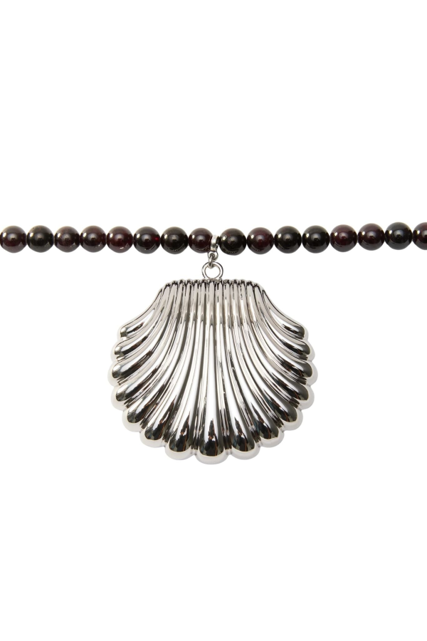Julietta Holbox Necklace - Silver/Wine
