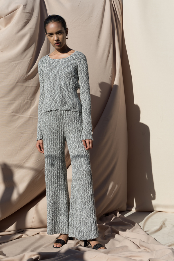 Pari Desai Marled Dani Ribbed Sweater Pari Desai Marled Dani Ribbed Sweater