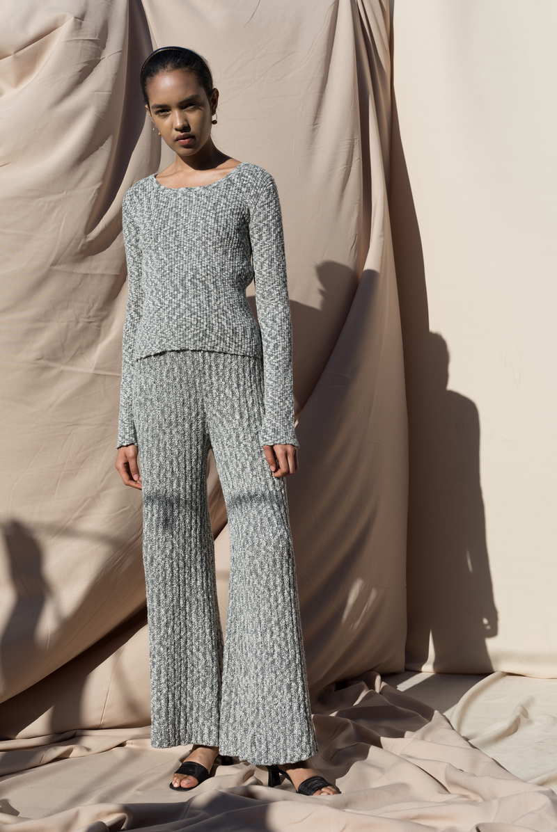 Pari Desai Marled Dani Ribbed Sweater Pari Desai Marled Dani Ribbed Sweater