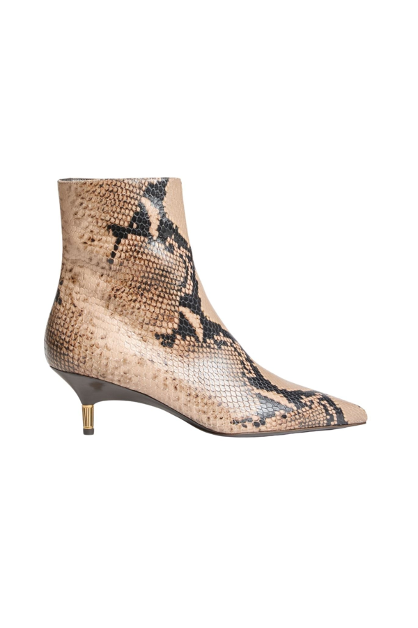 Khaite Bella Ankle Boot 55 - Taupe