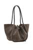 Proenza Schouler Large Ruched Tote in Suede and Braided Calf - Graphite 023 - Thumbnail 3
