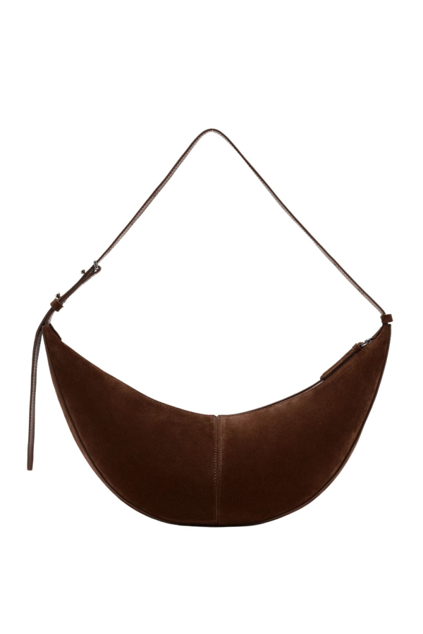Proenza Schouler Slide Bag in Soft Suede - Chocolate 206