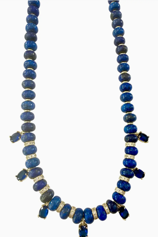 Gemelli Austin Beaded Necklace - Navy