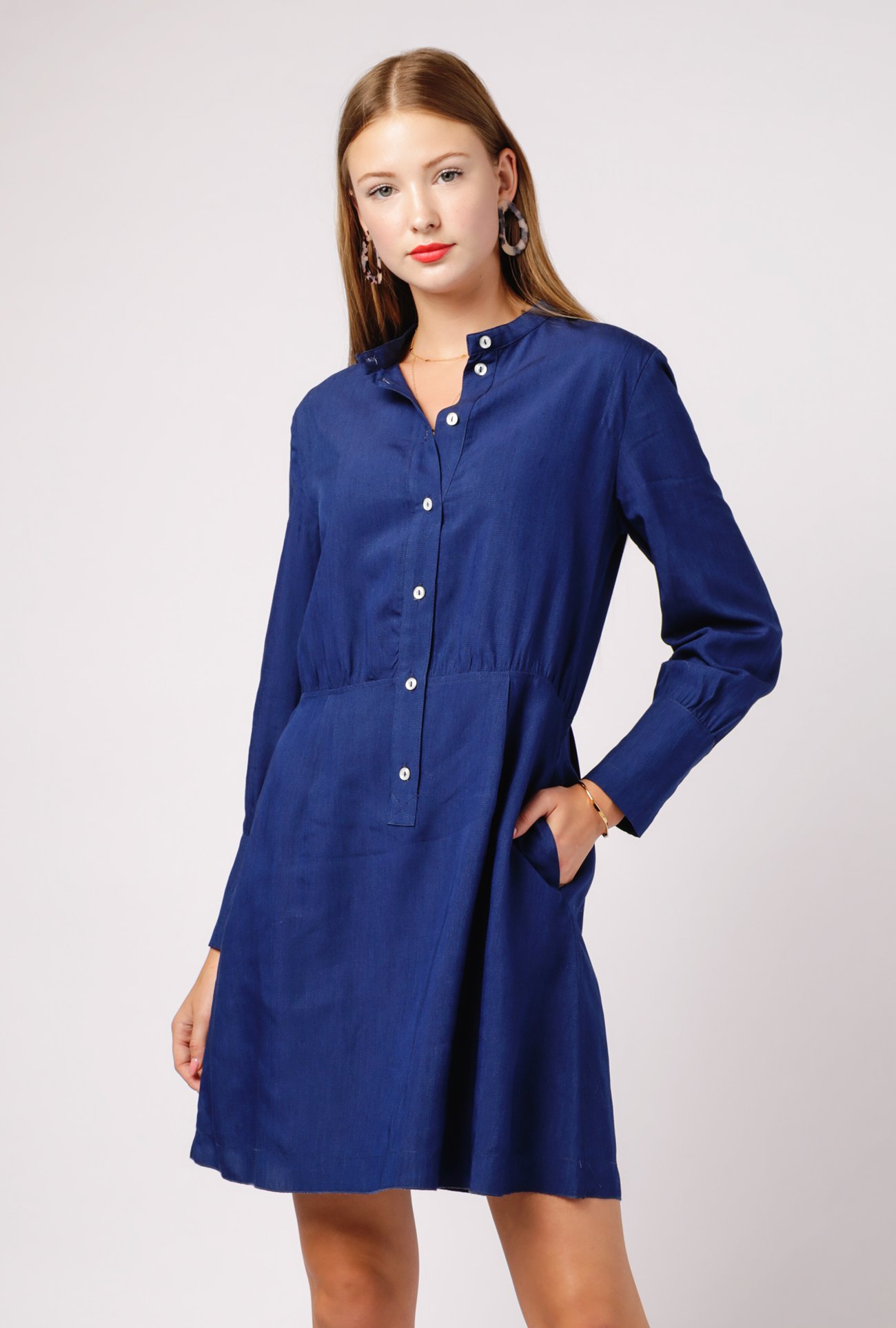 chinese dress ladies Annelie dress | 100% cotton main image 1