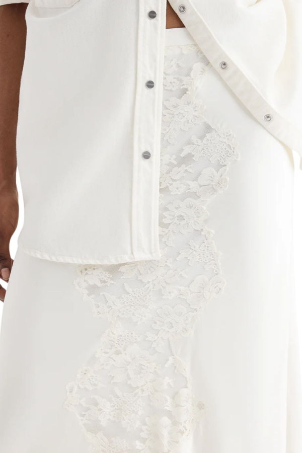 TWP Lace Skirt - Ivory