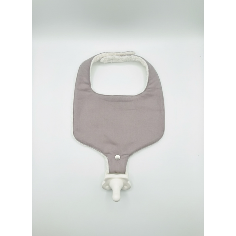 KIDS Piper&Cloth Soothe & Snap Pacifier Bib - Lavender Drift