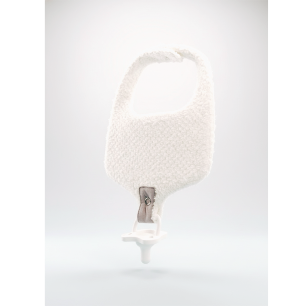 KIDS Piper&Cloth Soothe & Snap Pacifier Bib - Lavender Drift