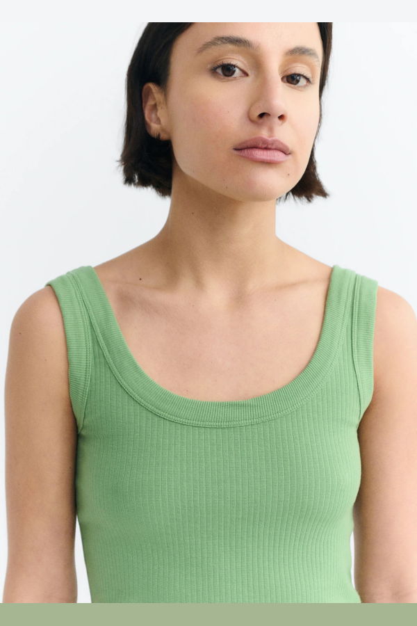 Thinking MU Julia Organic Cotton Rib Top
