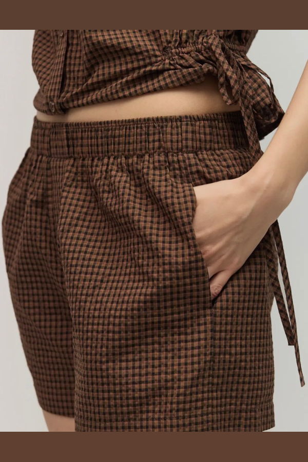Azalea Gracie Gingham Shorts