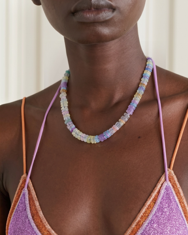 C. GRASSI Faceted Gemstone Necklaces Summer Pastel Mix