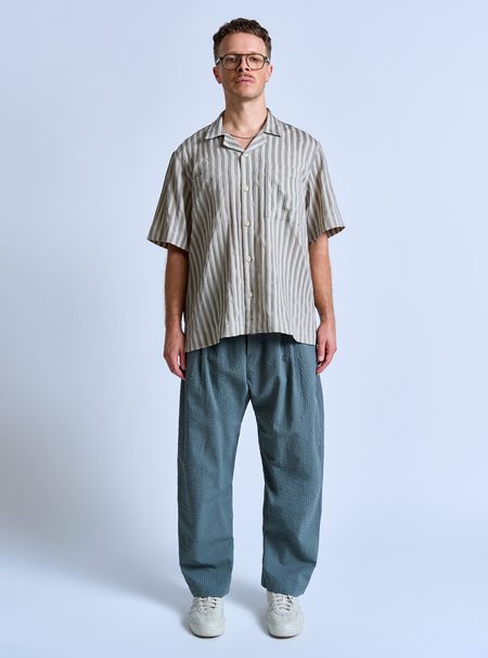 Lemaire CAMP COLLAR SHIRT CLOTHING - Ecru | Garmentory