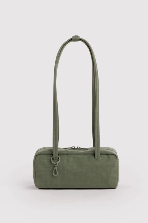 BAGGU Small Nylon Bowler Bag