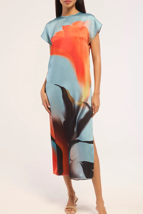 Misa Los Angeles Lenna Dress - Fire Petal