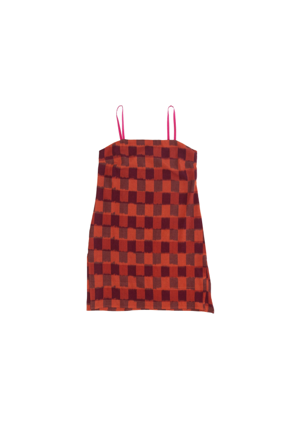 LWN Neri Slip Ikat Check Coverup