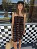 LWN Neri Slip Flame Pixel Handloom Ikat Dress - Thumbnail 2