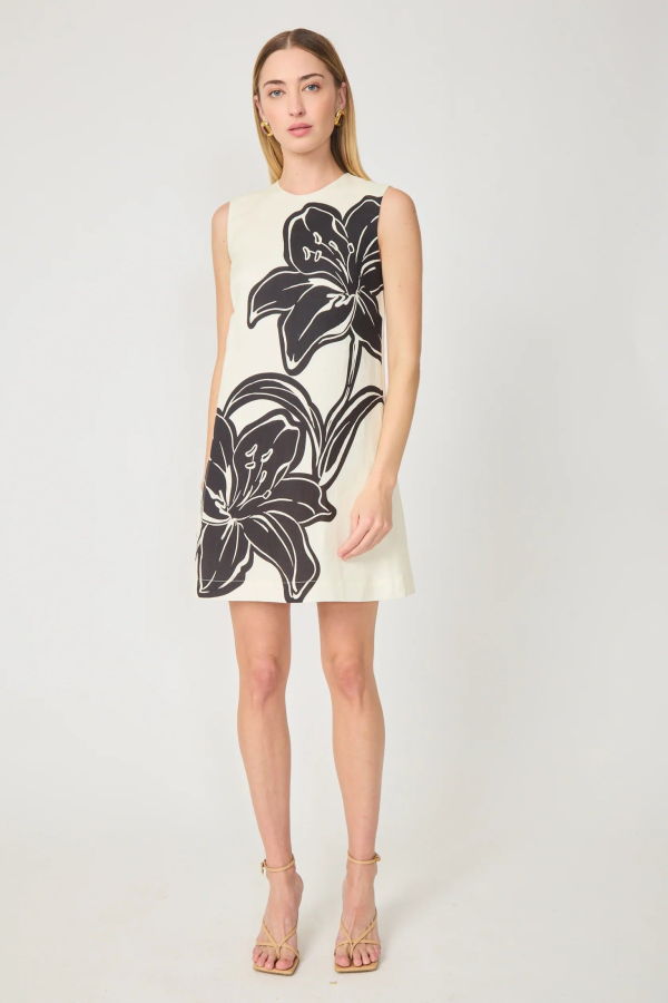 Gilner Farrar Kirby Dress in Lily Print